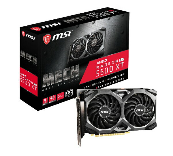MSI グラフィックボード RADEON RX 5500 XT MECH 8G OC