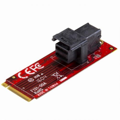 StarTech M2E4SFF8643 U.2接続NVMe SSD対応U.2 - M.2アダプタ