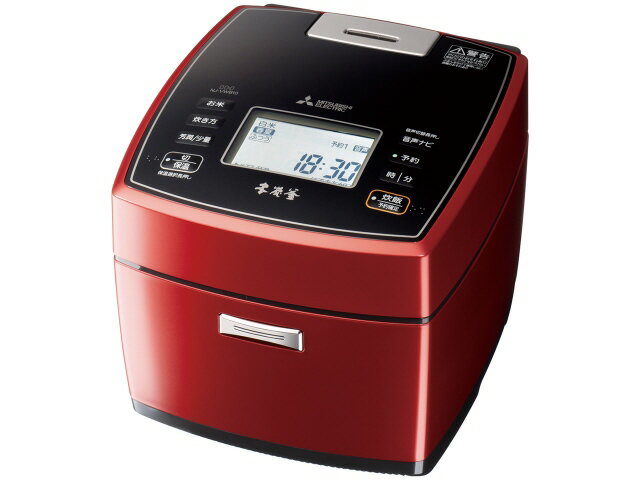 Mitsubishi Electric 炊飯器 NJ-SWB06-R レッド 炊飯器 本炭釜 赤紅玉（あかこうぎょく） NJ-SWB06-R ［3.5合 /IH