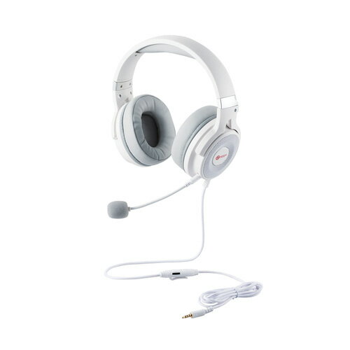 エレコム ヘッドセット オーバーヘッド ゲーミング 両耳 φ3.5mm HS-G60WH(1セット)