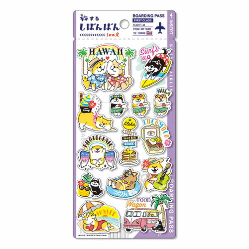 楽天市場】マインドウエイブ 旅するしばんばんシール 79429