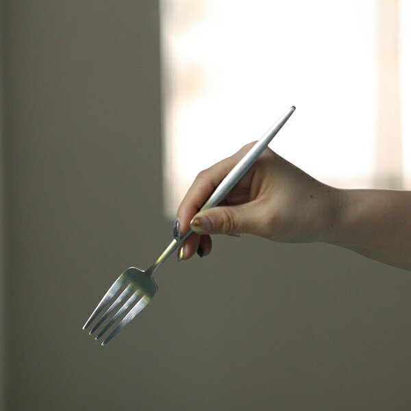 Cutipol クチポール MOON MATT ムーンマット Dinner fork ディナーフォーク Silver