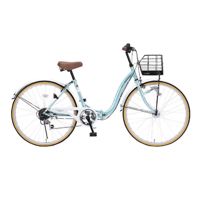 MYPALLAS APHRODITE M507 外装6段 26inc 折り畳み機能付きシティサイクル