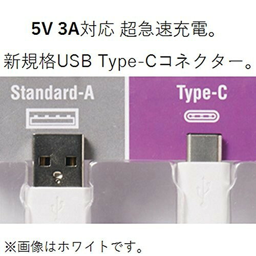 ELECOM USB2.0ケーブル MPA-AC10NWH