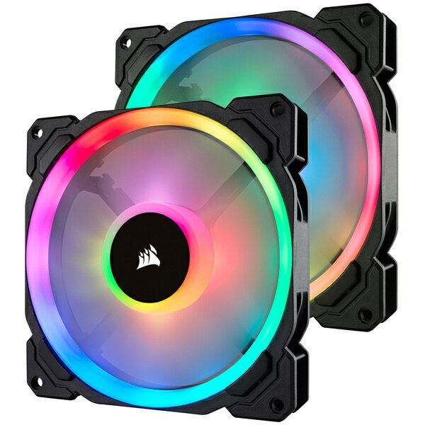CORSAIR コルセア LL140 RGB 2 Fan Pack with Lighting Node PRO CO-9050074-WW