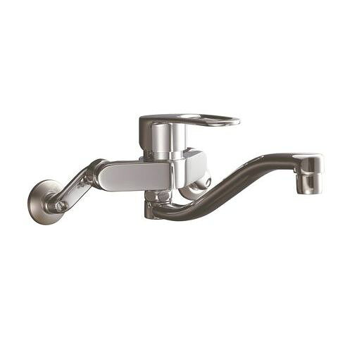 ②LIXILリクシル　キッチン用 壁付 シングルレバー混合水栓 RSF-863Y 楽天市場】LIXIL LIXIL｜リクシル 壁付き2穴 シングルレバー混合栓