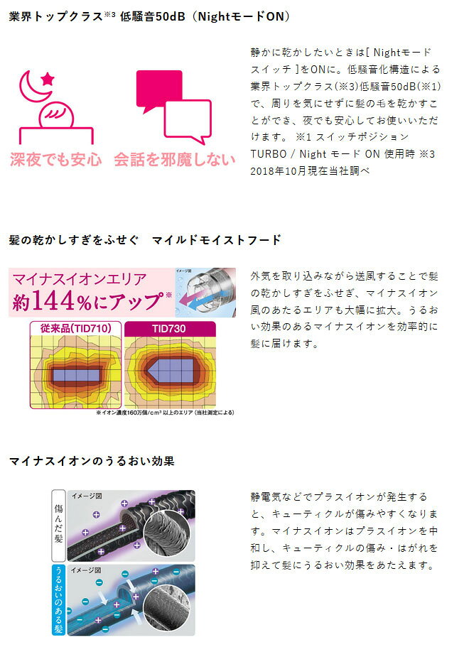 テスコム マイナスイオン ヘアードライヤー オーシャングリーン TID730-G(1台)