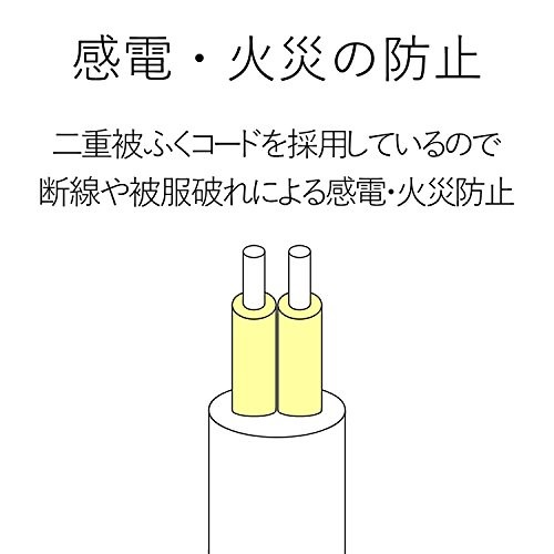 エレコム 延長コード 電源タップ 2m 2P 6個口 個別スイッチ付 ピンク T-PN04-2620PN(1個入)