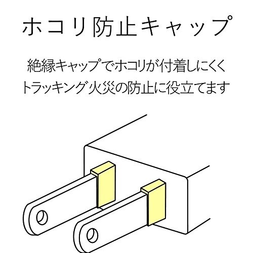 エレコム 延長コード 電源タップ 2m 2P 6個口 個別スイッチ付 ピンク T-PN04-2620PN(1個入)