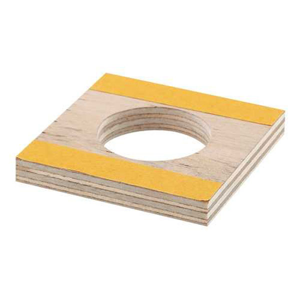 ワンホール混合栓取付補強板 107-820-36