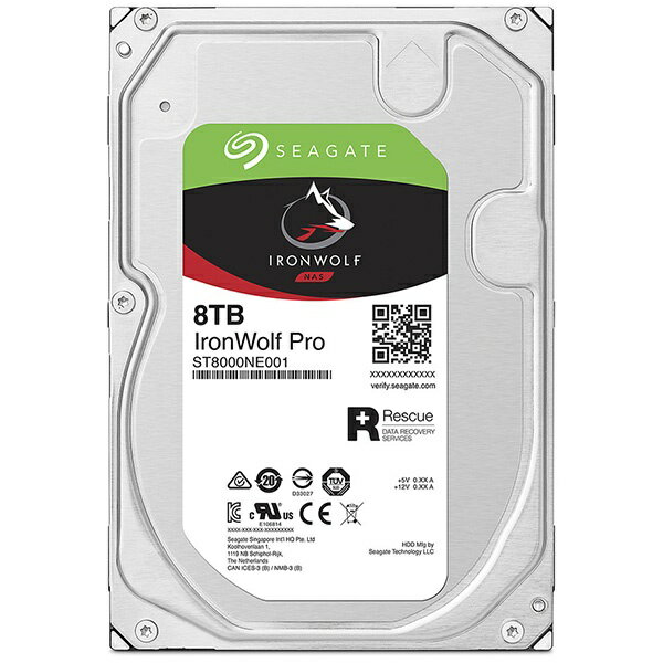 Seagate IronWolf Pro 8TB HDD　ST8000NE001 楽天市場】Seagate IronWolf Pro (3.5インチ/8TB/SATA) HDD