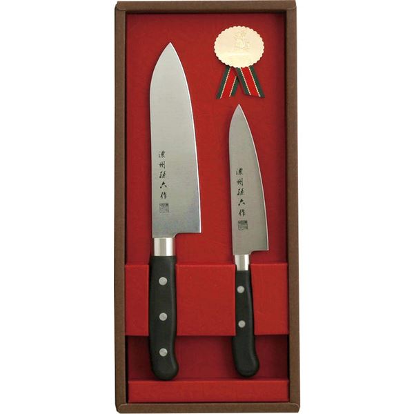 楽天市場】佐竹産業 nobland 〈暁里〉三徳・菜切和包丁セット
