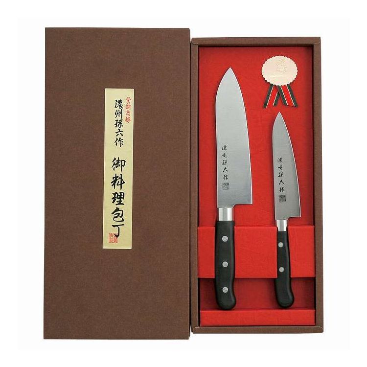 楽天市場】佐竹産業 nobland 〈暁里〉三徳・菜切和包丁セット 085A3008