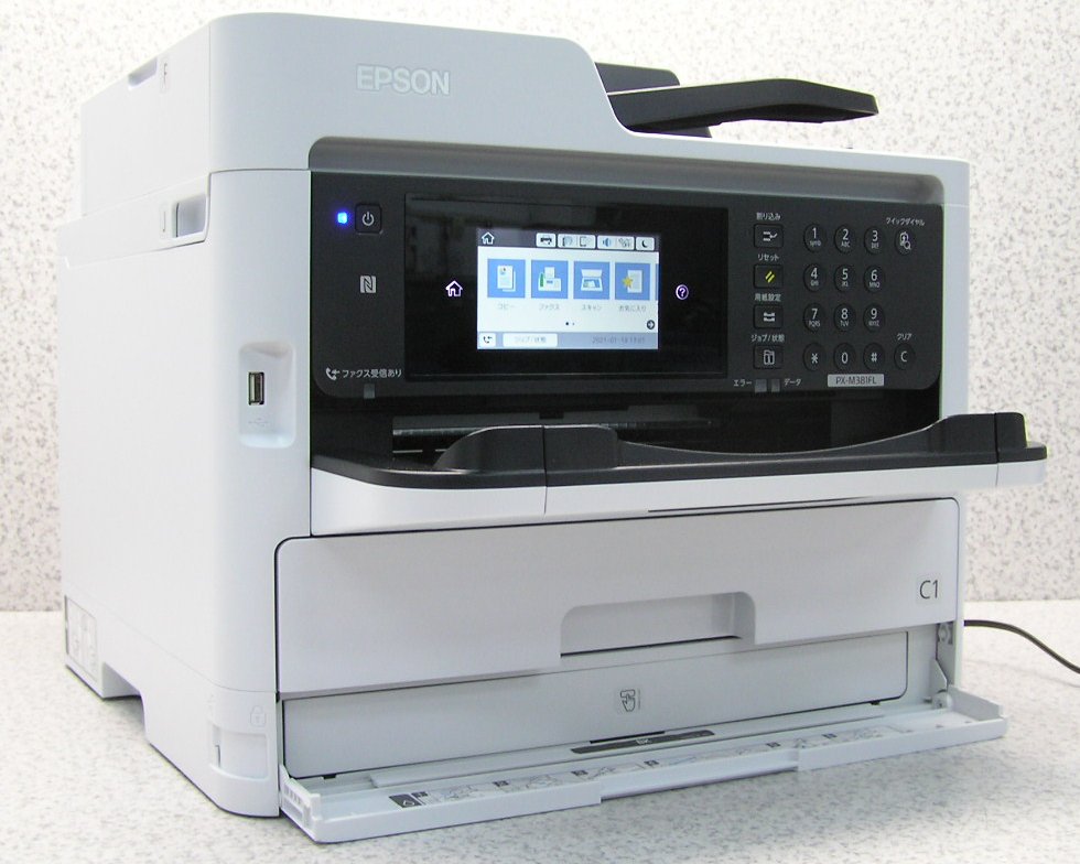 楽天市場】エプソン販売 EPSON ビジネスインクジェットA4モノクロADF付 