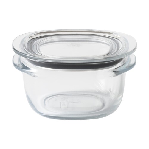 ライクイット Like-it like-it キッチン収納 調理ができる 保存容器 S クリア FC-001 容量200ml 冷凍保存可 食器洗い乾燥機可
