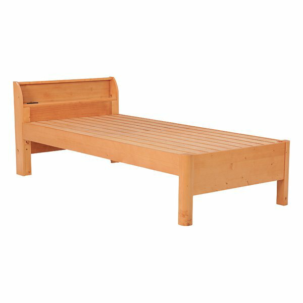 ｾﾐﾀﾞﾌﾞﾙﾍﾞｯﾄﾞ　木製　幅120cm 楽天市場】萩原 ベッド セミダブル 約幅120.5cm プレーンナチュラル