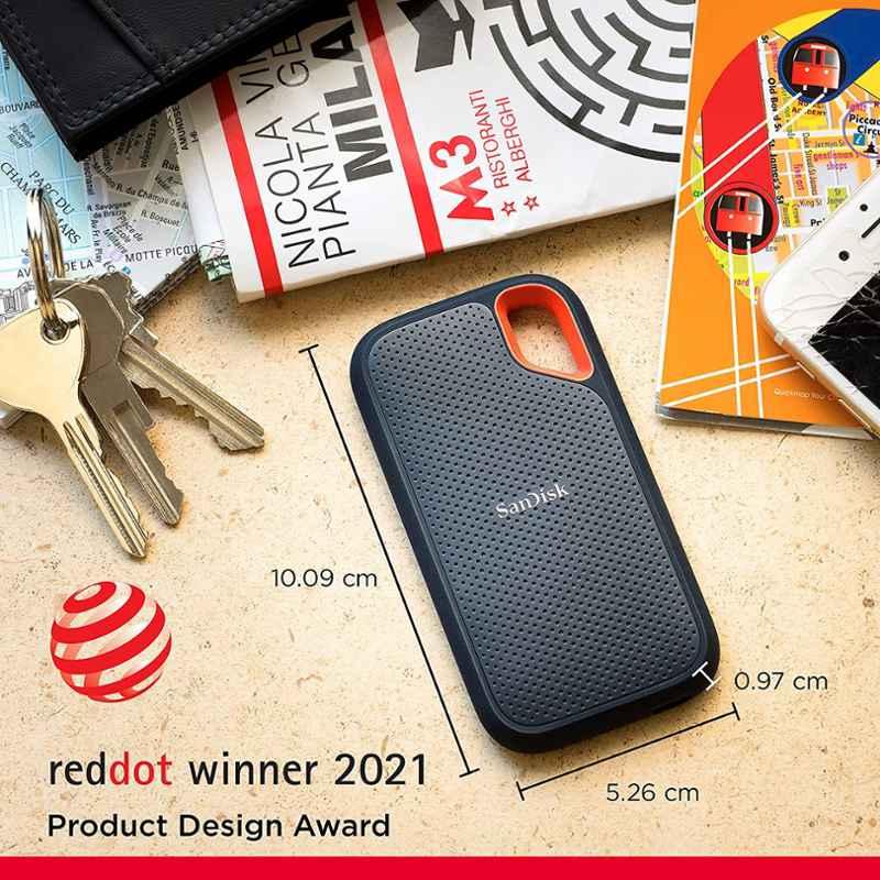 SanDisk ポータブルSSD エクストリーム SDSSDE61-1T00-G25 ブラック 1TB USB3.2 Gen2 / 2020 大宮東口