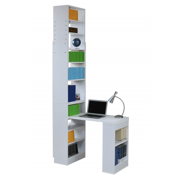 ジェイケイ・プラン  デスク&突っ張りサイドラック SGT-0133-WH