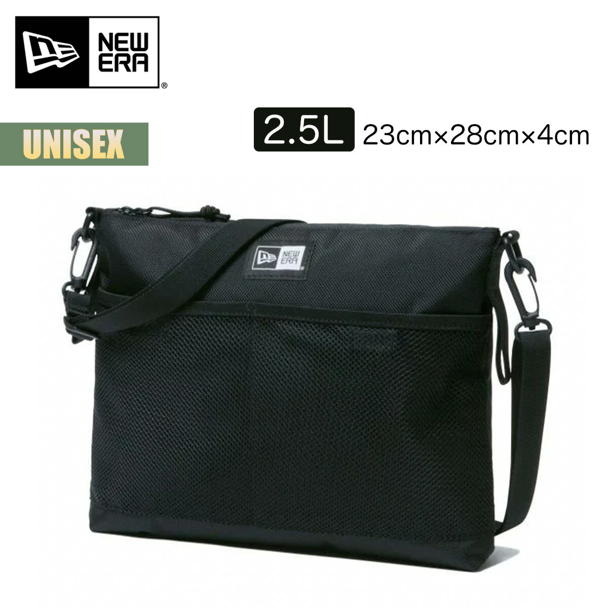NEW ERA メンズ レディース ショルダーバッグ サコッシュ SACOCHE ブラック 11787069