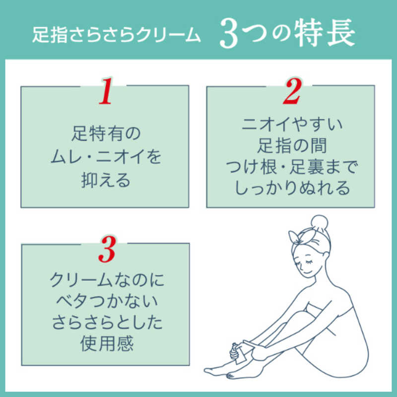 デオナチュレ 足指さらさらクリーム 30g