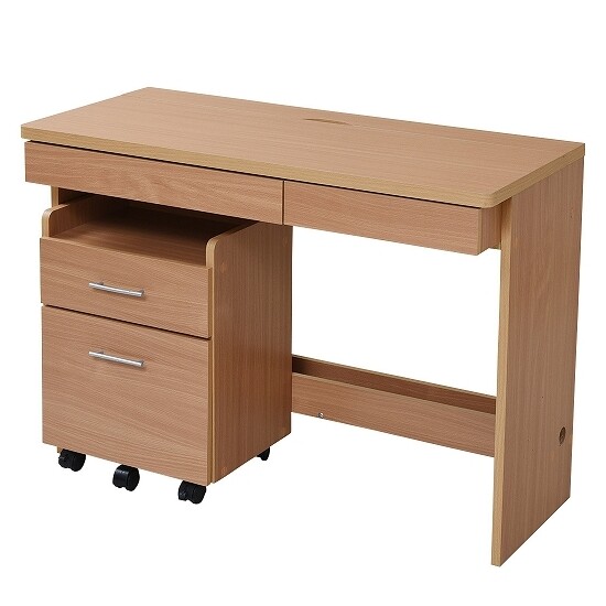 ジェイケイ・プラン  friel  配線すっきり収納 デスク&チェストセット SGT-0125-NA