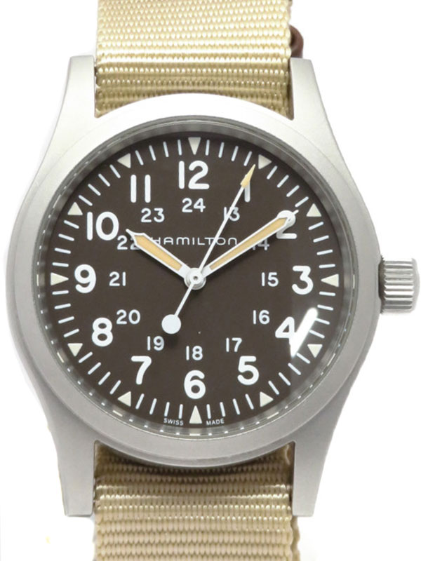 楽天市場】ハミルトン カーキ フィールド メカニカル 38mm 手巻き