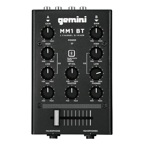 gemini MM1BT ミニDJミキサー〈ジェミナイ〉