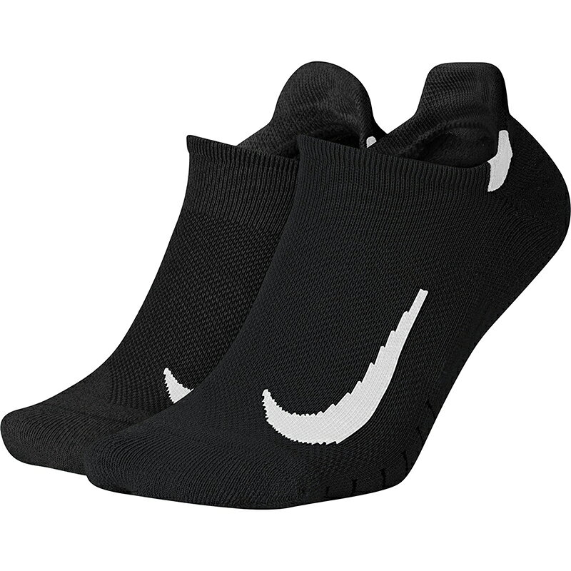 NIKE ナイキ 2P マルチプライヤー ノーショウ ソックス 21-23 100 ホワイト×ブラック NJP-SX7554