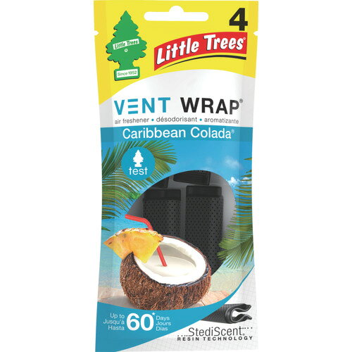 カーフレッシュ リトルツリーズ LT Vent Wrap – Caribbean Colada カリビアンコラーダ LT501 8281