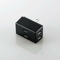 エレコム 延長コード 電源タップ 2P 3個口 トリプルタップ 黒 T-TR01-2300BK(1個入)