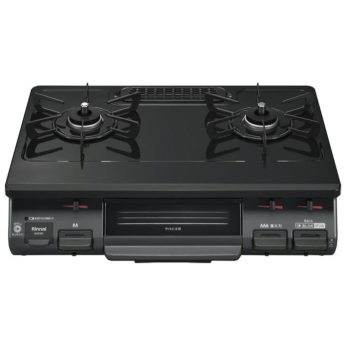J2155【リユースのサカイ柏店】Rinnai リンナイ　都市ガス用 ガステーブル　ガスコンロ　 KG35NBK　左強火  2023年製 クリーニング済 参考価格 19,000円 J2014 【リユースのサカイ柏店】 Rinnai リンナイ 都市ガス用 ガス