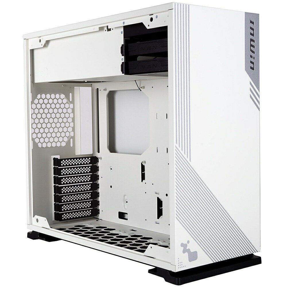 楽天市場】InWin ミドルタワー PCケース 103シリーズ ホワイト IW-103