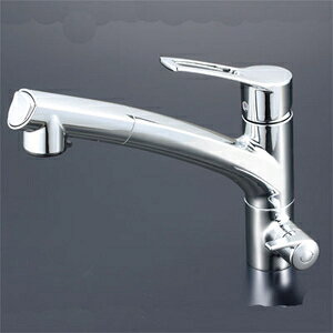 AWJ401HSK2 一体型浄水器 KVK KM5061NECLA TOCLAS（トクラス）：水栓一体型浄水器 ハンドシャワー水栓 アンダー