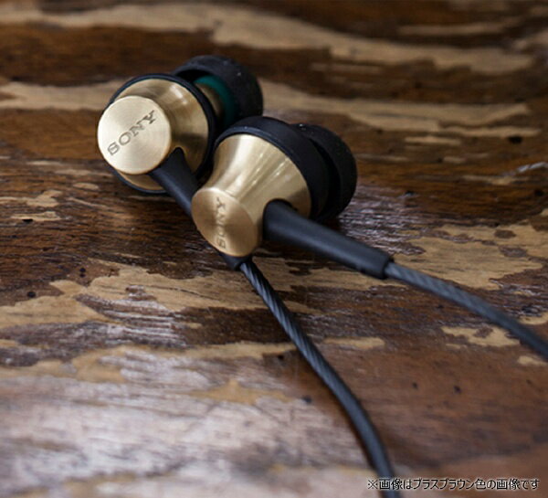 ソニー スマートフォン対応密閉型インイヤーレシーバー MDR-EX650AP ブラスブラック(1コ入)