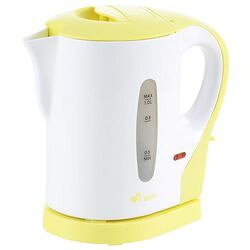 クオーレ 電気ケトル 1L イエロー CU-301EK-Y(1台)