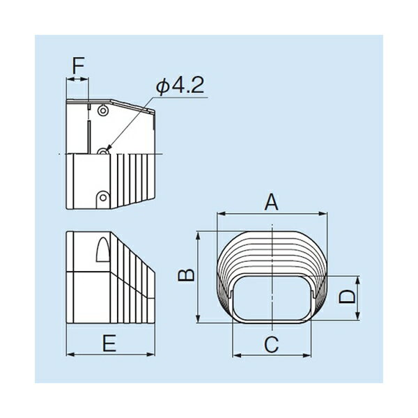 因幡電工 端末カバー LDEN-70-G