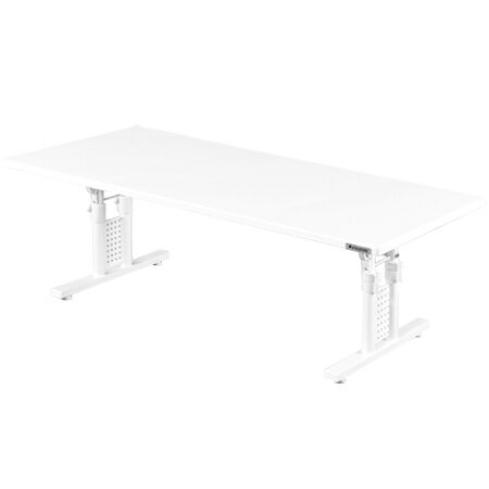 Bauhutte 昇降式ローデスク BHD-1200L-WH