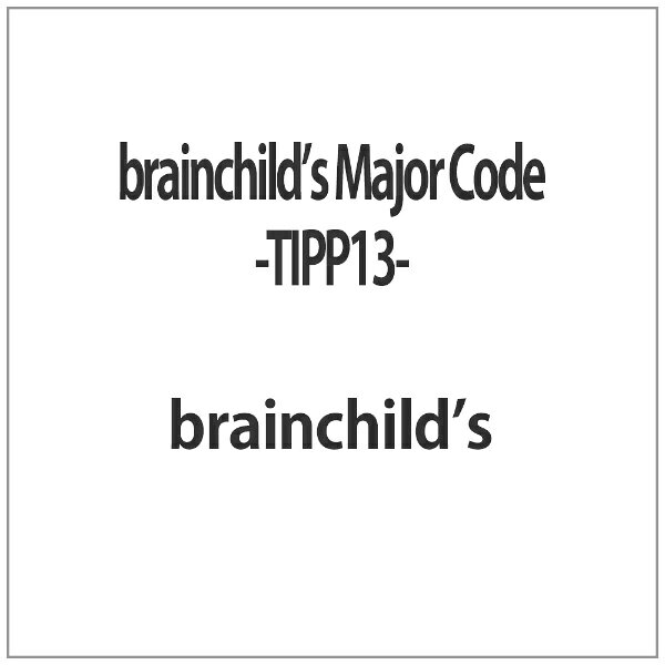 brainchild’s　Major　Code　-TIPP13-/ＤＶＤ/BMP-3006