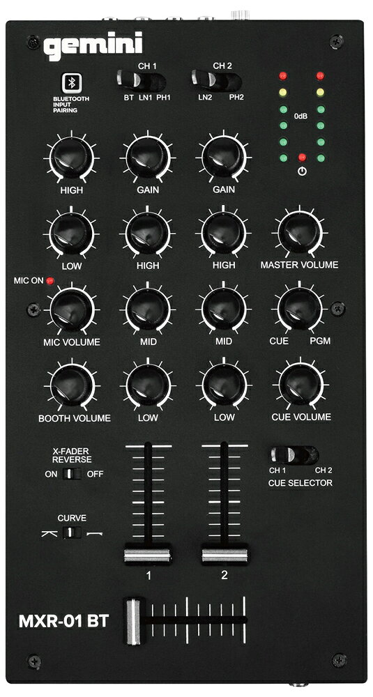 gemini MXR-01BT ミニDJミキサー〈ジェミナイ〉