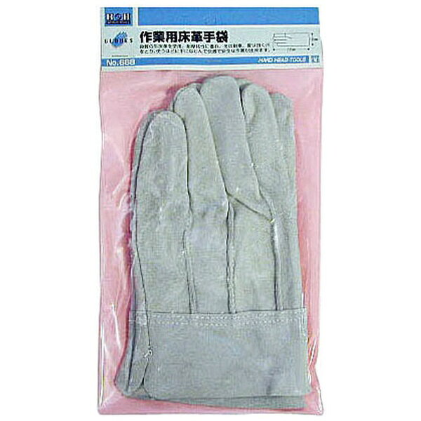 三共コーポレーション 4954458120659 HH作業用床皮手袋#668 CORPORATION SANKYO 床革手袋 日用品