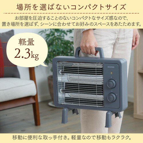 IRIS 遠赤外線電気ストーブ IEHDB-800-P