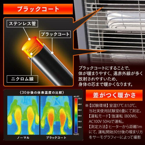 IRIS 遠赤外線電気ストーブ IEHDB-800-P