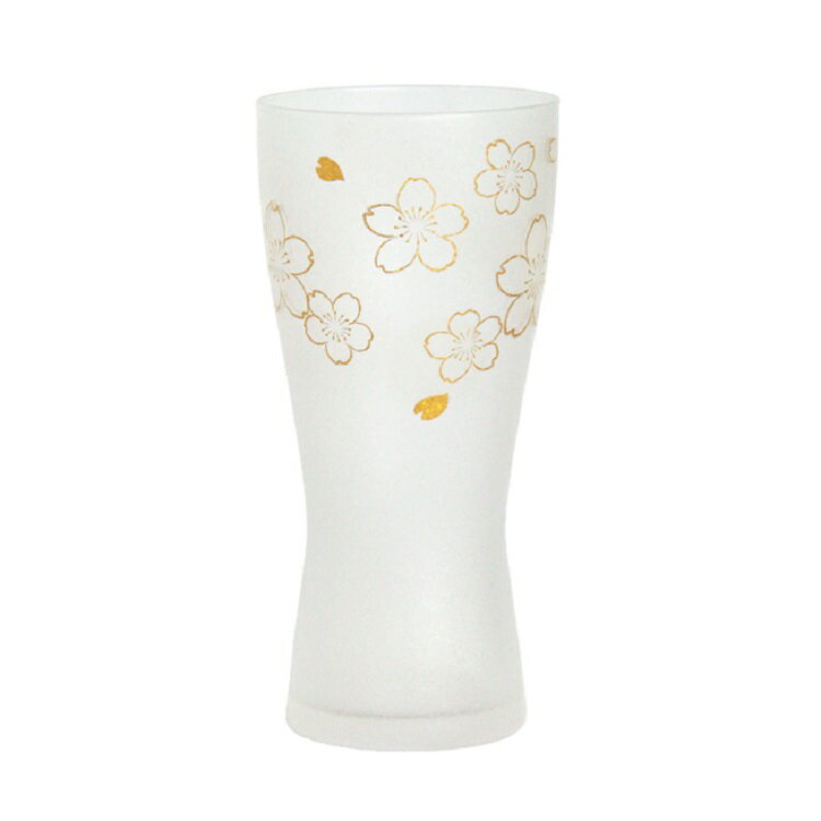 石塚硝子 ザ・プレミアムニッポンテイスト プレミアム桜 泡づくりグラスM 310ml 6467 1061517