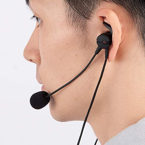 エレコム ヘッドセット イヤホン ゲーミング φ3.5mm 4極ミニプラグ HS-ARMA50EBK(1個)