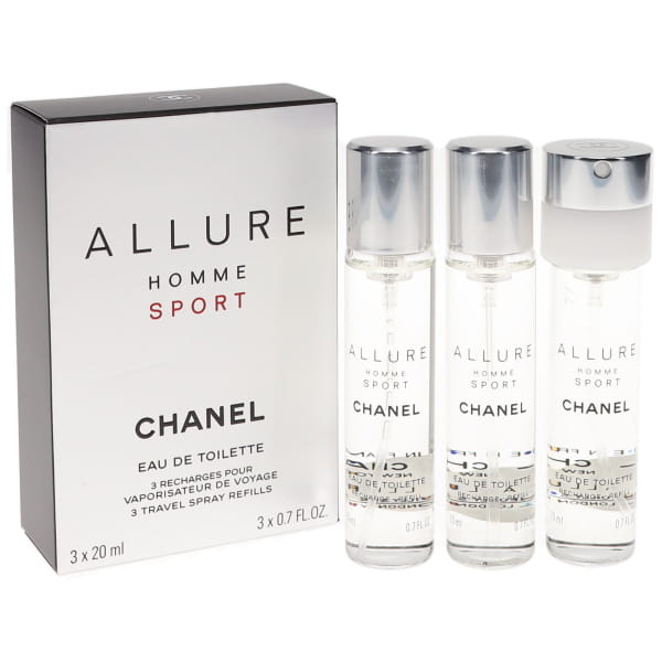 シャネル 香水 メンズ アリュール オム スポーツ ツイスト セット レフィル 20ml×3 香水 フレグランス プレゼント 贈り物 ギフト ALLURE HOMME SPORT 3 TRAVEL …
