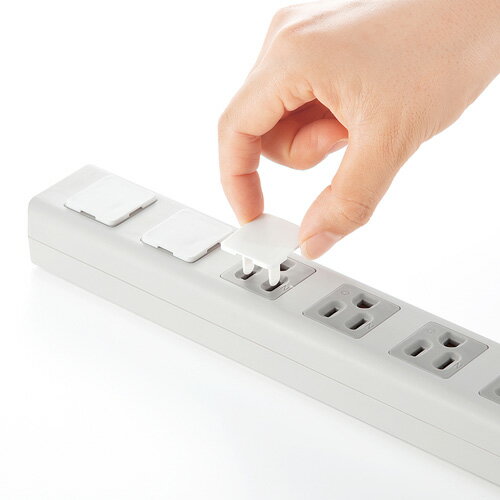 コンセント安全キャップ 3P対応 ホワイト TAP-CAP3P5(5コ入)
