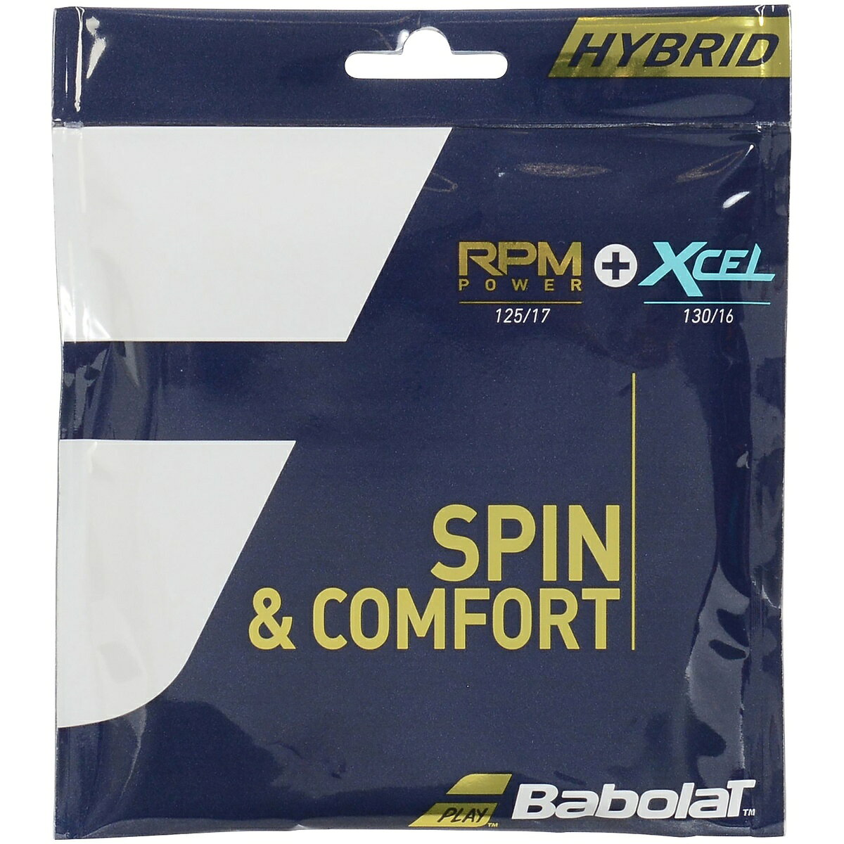 楽天市場】Babolat 硬式テニスガット RPM パワー 125 + エクセル 130