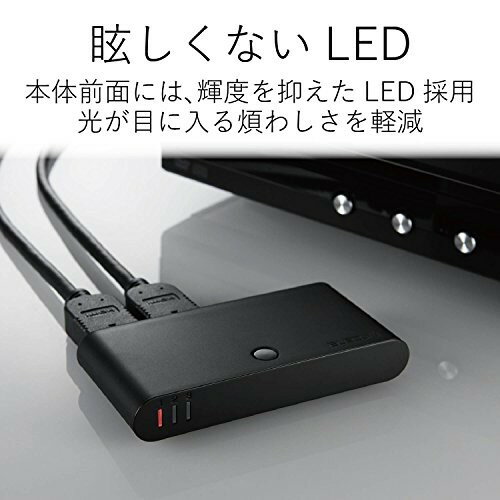 エレコム HDMI切替器 3入力1出力 ブラック DH-SW31BK／E(1台)