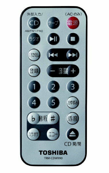TOSHIBA CDラジオカセットレコーダー TY-CDW990(S)
