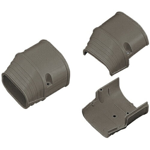 因幡電工 端末カバー ブラウン SEN-66-B